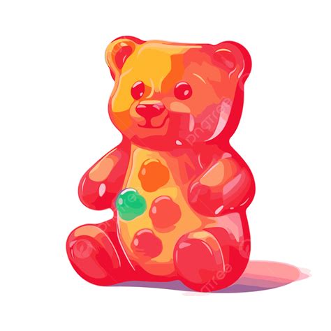 Gummy Bear Clipart Ilustrasi Ini Menunjukkan Kartun Beruang Gummi ...