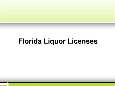 Florida Liquor License