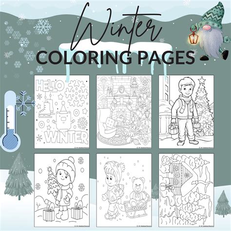 Winter Coloring And Activity Pages