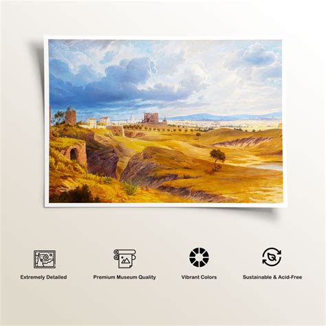 Buy Rome from the Via Appia Landscape Art Paintings & Prints Online ...