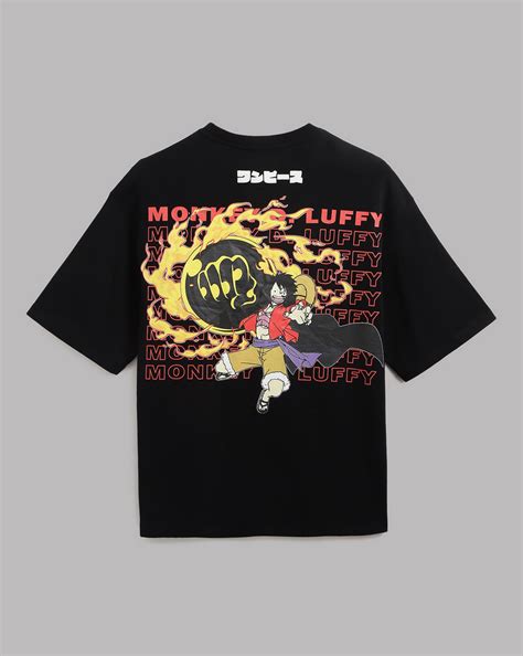 One Piece Monkey D Luffy Oversized Tshirt Men – Free Authority