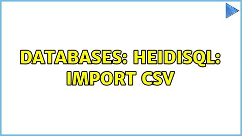 Image result for HeidiSQL Export Data