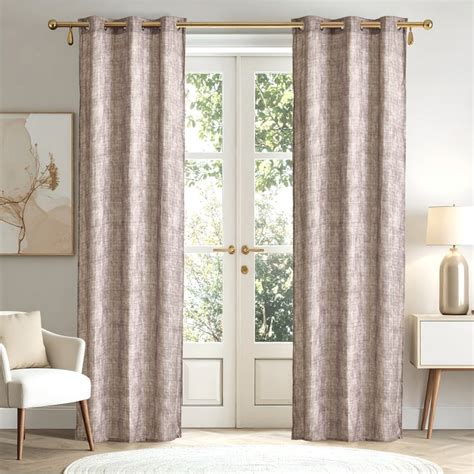 Buy Pietra Nestoria Set of 2 Printed Light Filtering Door Curtains ...
