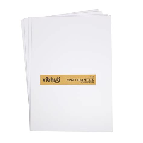 Vibhuti Crafts (hoblie) Sunboard/Foam Board Sheets 5mm Thick A3 Size ...