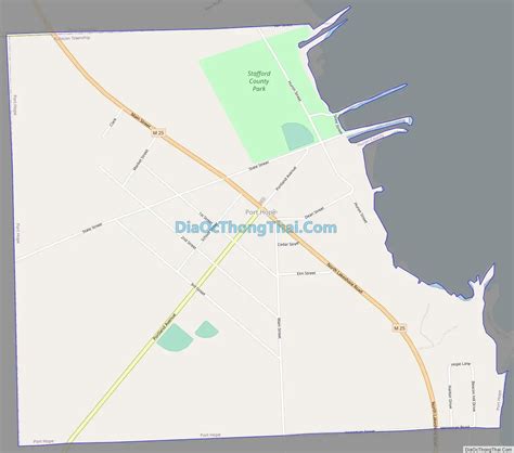 Map of Port Hope village - Thong Thai Real