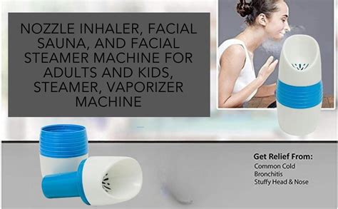 Shivaaro Nose, and Cough Steamer 3 in 1 Plastic Steam Vaporizer, Nozzle ...