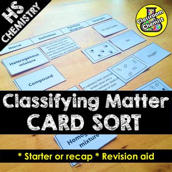 Image result for Classifying Matter Activity