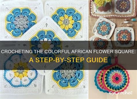 African Flower Square Tutorial 的图像结果