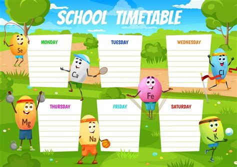 Timetable Schedule Cartoon 的图像结果