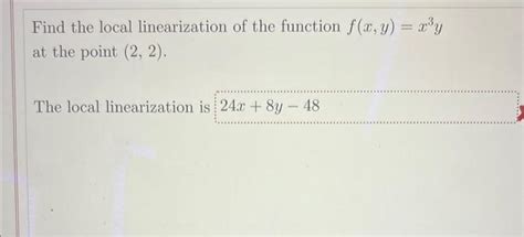 Local Linearization 的图像结果