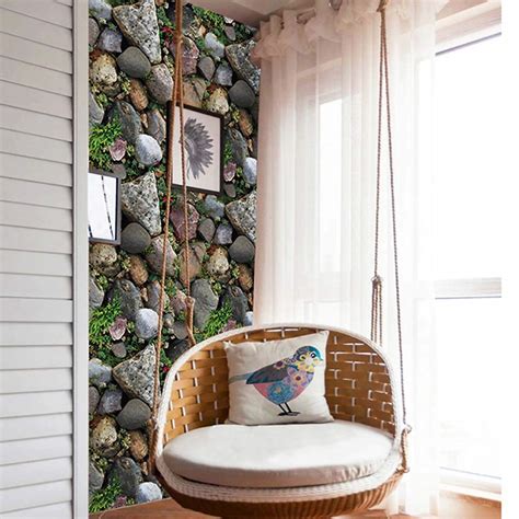 Wallgenics PVC Vinyl Peel And Stick, Self Adhesive Waterproof 3D ...