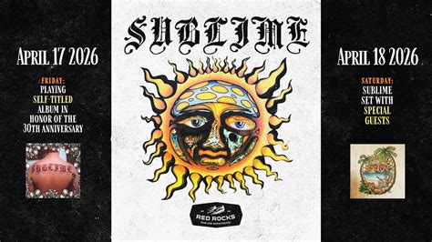 4/17 & 4/18/26: Sublime at Red Rocks - X1039