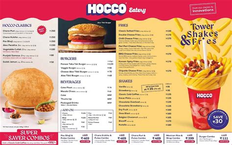Menu at Hocco Eatery Gallops Anand, Anand