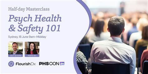 PSYCHOSOCIAL SAFETY MASTERCLASS: Psych Health and Safety 101, Sofitel ...