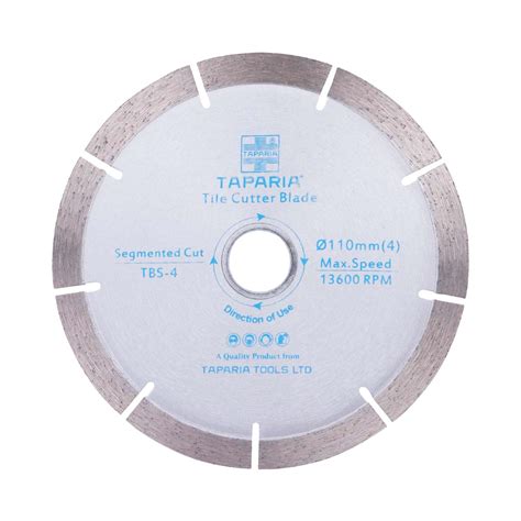 Taparia 4", Tile Cutter Blade, Segmented (Tbs 4) : Amazon.in: Home ...