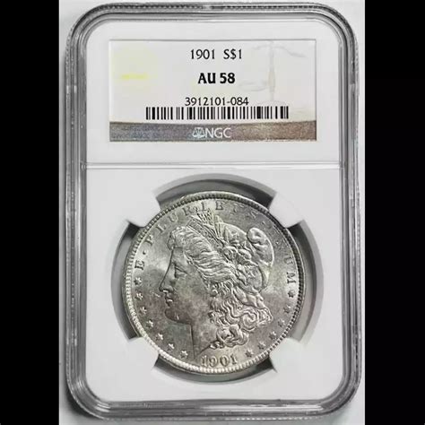 1901 Morgan Silver Dollar NGC AU-58 - Bob Paul Rare Coins