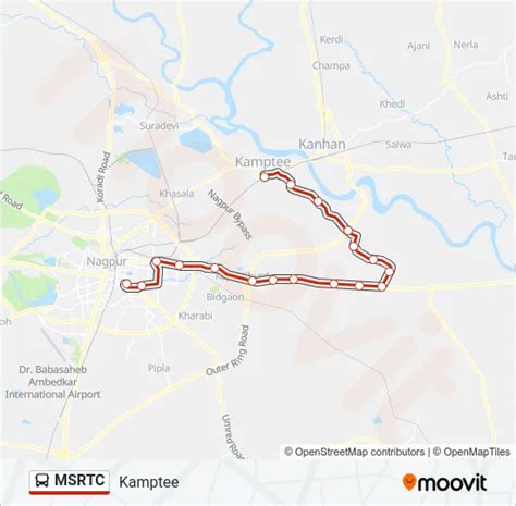 MSRTC Route: Schedules, Stops & Maps - Kamptee (Updated)
