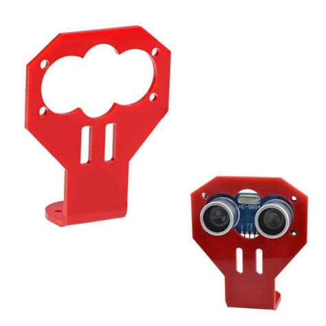 Fixed Acrylic Mounted Holder Mount for HC-SR04 Ultrasonic Sensor Modul ...