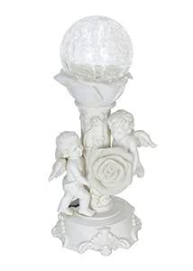 HOMESHINE Cherub Angel Statues with Solar Powered Garden Decorations ...