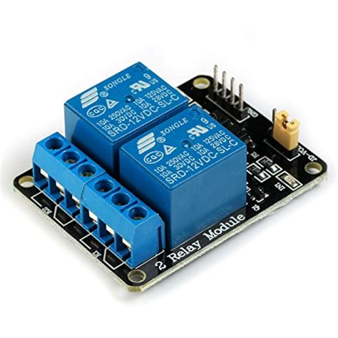 GEREE 12V 2-Channel Relay Module For Arduino ARM PIC India | Ubuy