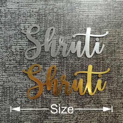 Acrylic Name Cutout – Arteanu By Anushka