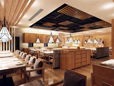 韩式特色餐厅装修设计效果图_岚禾餐厅设计
