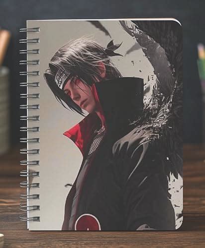 Graphic Word Naruto Anime Art Spiral Notebook – A5 Unruled Sketchbook ...
