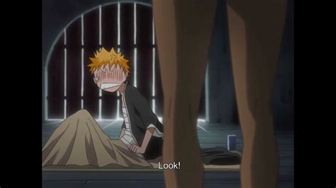 Bleach: Ichigo sees Yoruichi naked - YouTube