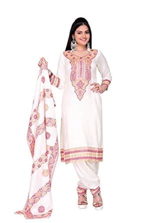 Buy HK Colors of Fashion Women's Light Weight Acrowool Unstitched Suit ...