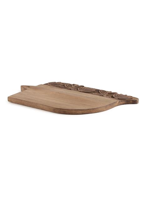 Chopping Board - Cheese Board Cum Platter With Flower Border – Revive Home
