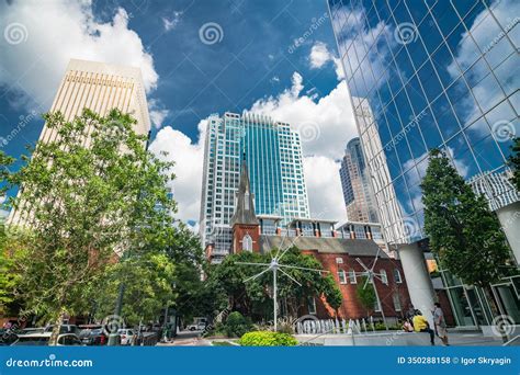 Tall Office Buildings in Downtown Charlotte, NC Editorial Stock Photo ...