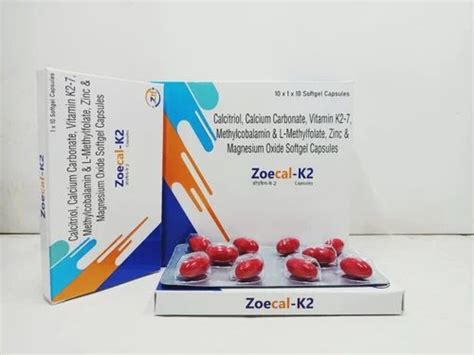 Pharmaceutical Softgel Capsules - Vit K27 Calcitriol Calcium Carbonate ...
