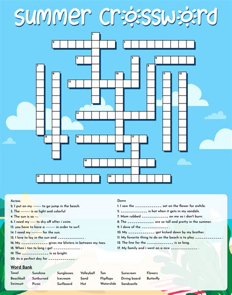 Easy Crossword Puzzles Printable - prntbl.concejomunicipaldechinu.gov.co