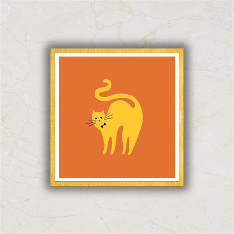 Set of 2 Moo & Meow illustration Art painting – TheBimba.com