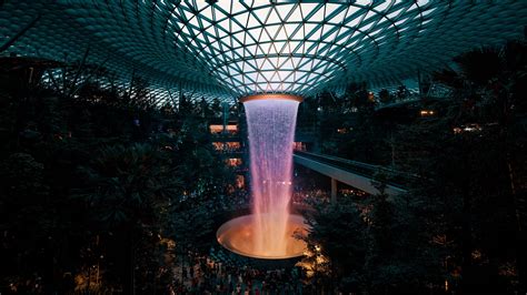 Download wallpaper 3840x2160 fountain, dome, architecture, modern ...