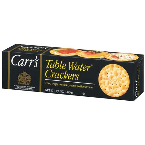 Table Water Crackers Calorie Count at Sarah Alanson blog