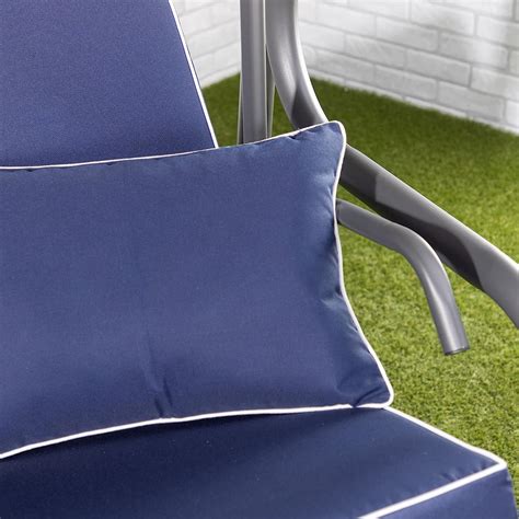 Buy Alfresia Turin 3-Seater Garden Swing Seat | Charcoal Frame with ...