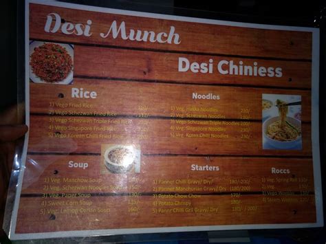 Menu at Desi Munch, Mumbai, Shop No. 89