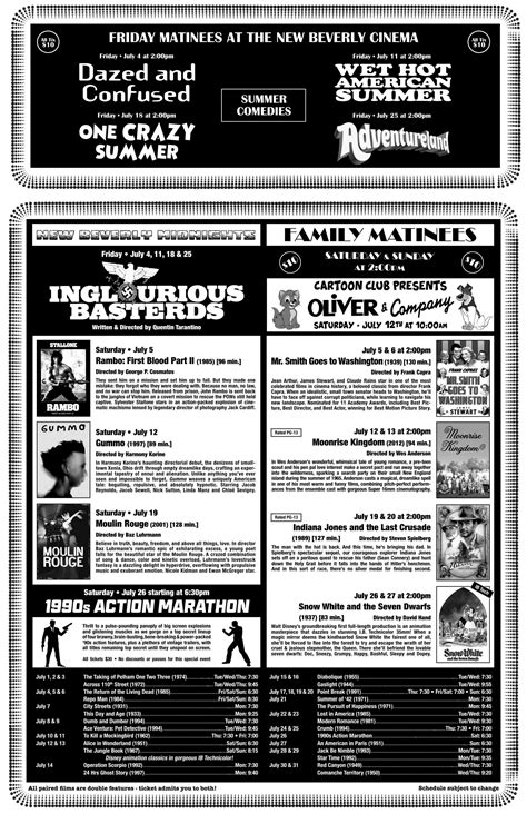 July 2025 at the New Beverly