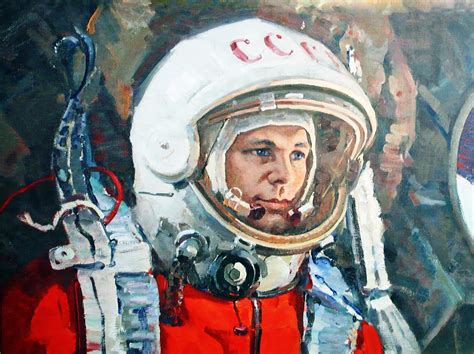 Cosmonauts, Pictorial art, Yuri Gagarin, Helmet, HD Wallpaper | Rare Gallery