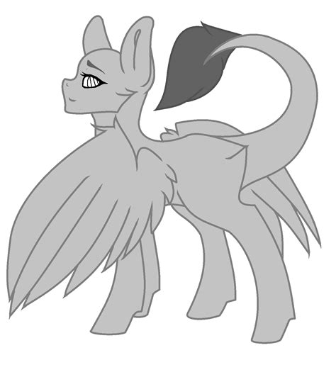 Mlp Pegasus Base by Fawnzi on DeviantArt