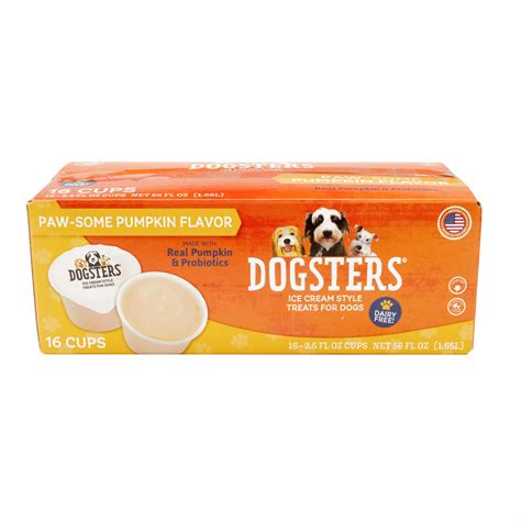 Dogster's Ice Cream - Paw-Some Pumpkin - 16 ct. | BJ's Wholesale Club