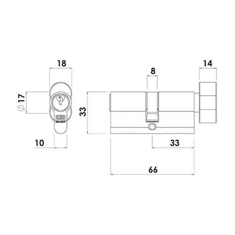 Thumb Turn Euro Profile Cylinder | ASSA ABLOY