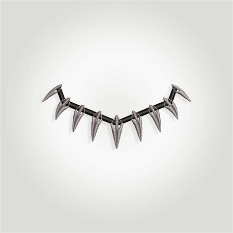 Black Panther Necklace Embroidery design files