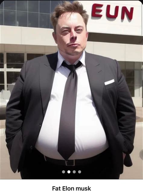 Fat Elon Musk. : r/starryai_gone_wrong