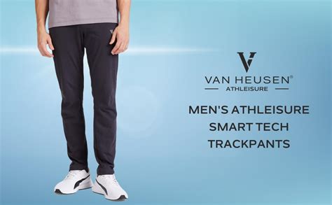 Buy Van Heusen Men Athleisure Smart Tech Regular Fit Trackpants - Easy ...