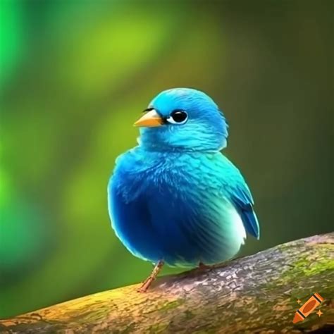 Cute Little Blue Bird