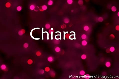 Chiara Name Meaning