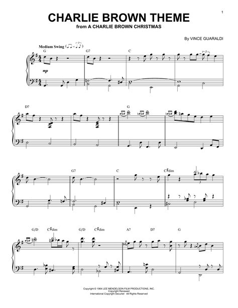 Simple Piano Peanuts Theme