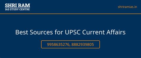 Best Sources for UPSC Current Affairs | Best IAS Coaching in Delhi ...
